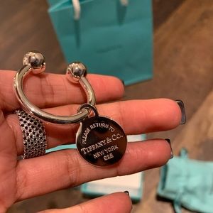 Tiffany & Co key ring